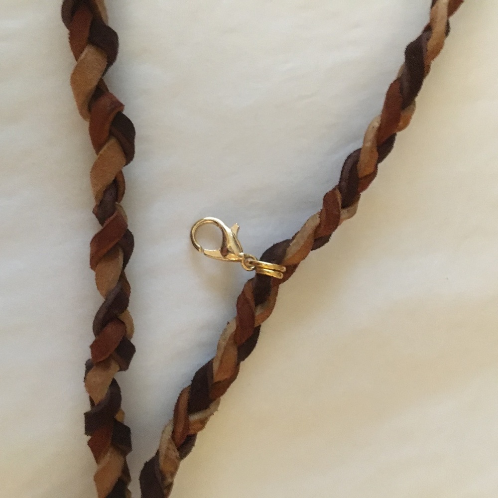 SOLD—Witches of East End Wendy's Boho Leather Lariat Necklace Handmade Replica - Picture 11 of 15